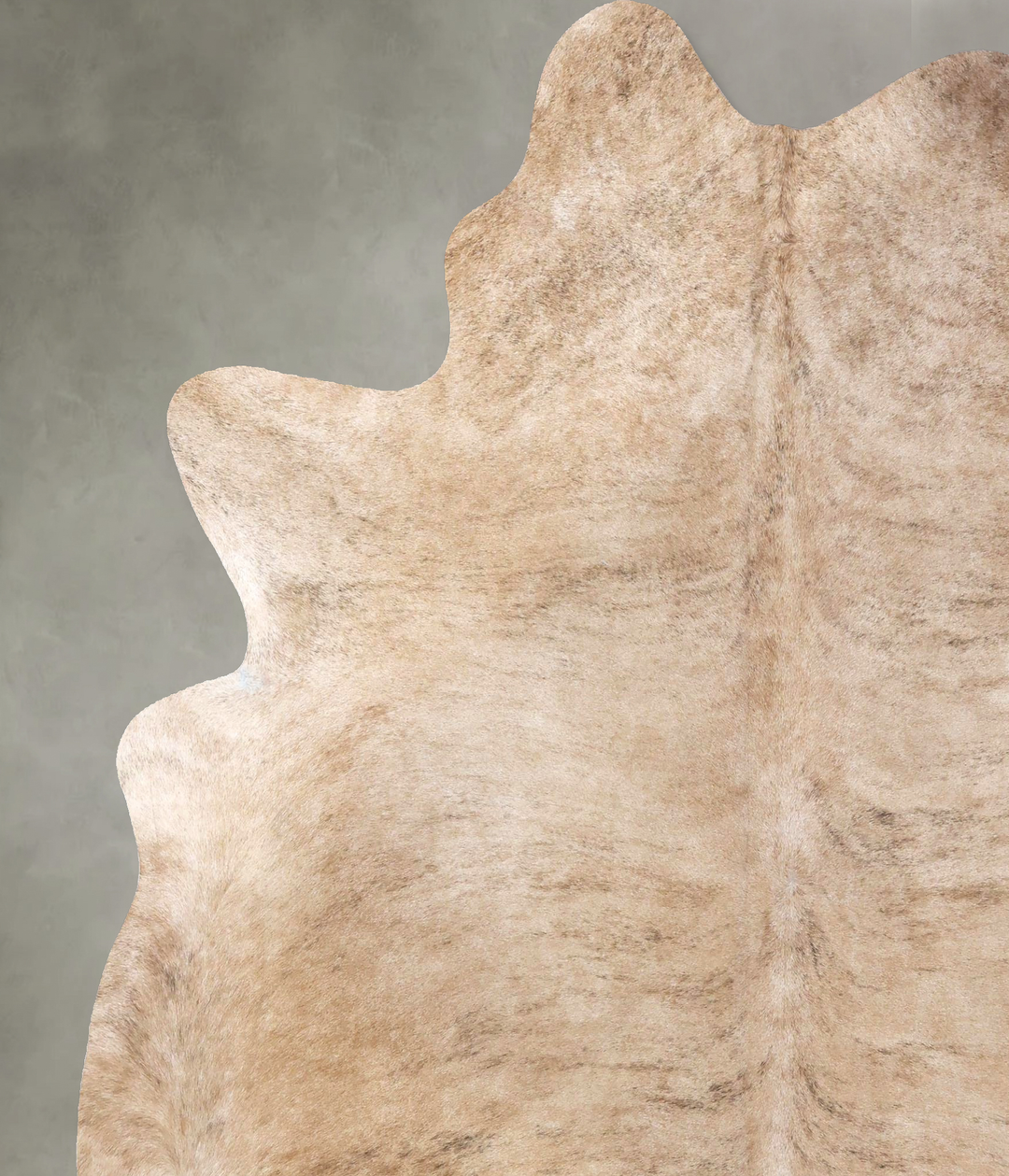 Light Brindle XX-Large Brazilian Cowhide Rug 7'11"H x 6'9"W #B19818 by
