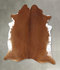 Brown and White Regular X-Large Brazilian Cowhide Rug 7'3