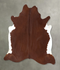 Brown and White Regular XX-Large Brazilian Cowhide Rug 7'8