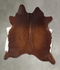 Warm Caramel XX-Large Brazilian Cowhide Rug 7'6