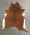 Medium Brindle XX-Large Brazilian Cowhide Rug 8'2