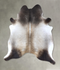 Grey with Beige XX-Large Brazilian Cowhide Rug 8'1