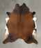 Warm Caramel XX-Large Brazilian Cowhide Rug 7'9