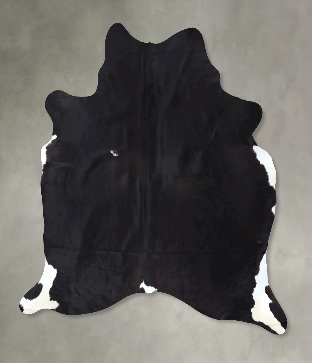 Black and White XX-Large Brazilian Cowhide Rug 7'11"H x 6'7"W #B20109