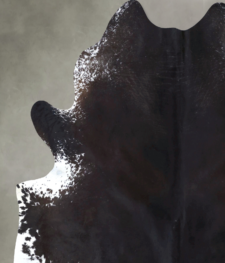 Black and White X-Large Brazilian Cowhide Rug 7'6"H x 6'0"W #B20169 by Hudson Hides