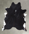 Black and White XX-Large Brazilian Cowhide Rug 8'3
