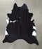 Black and White XX-Large Brazilian Cowhide Rug 8'3