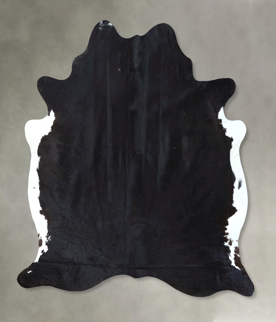 Black and White XX-Large Brazilian Cowhide Rug 7'6"H x 6'11"W #B20276