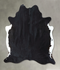 Black and White XX-Large Brazilian Cowhide Rug 7'6