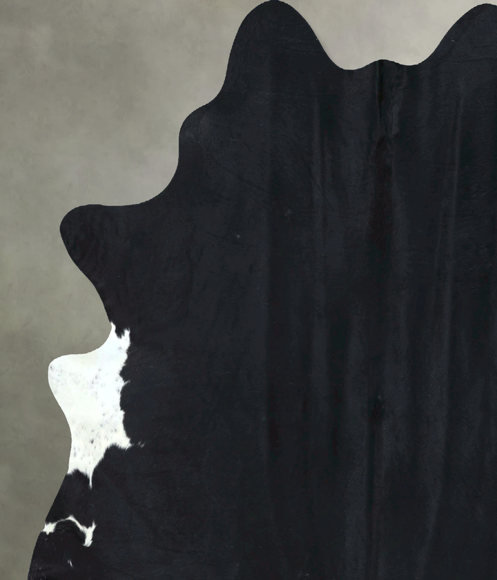 Black and White XX-Large Brazilian Cowhide Rug 7'11"H x 6'5"W #B20279 by Hudson Hides