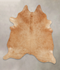 Beige XX-Large Brazilian Cowhide Rug 7'10