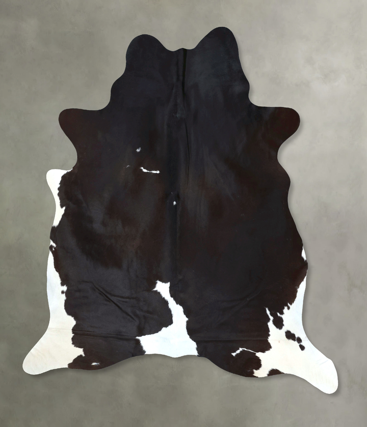 Black and White XX-Large Brazilian Cowhide Rug 8'4"H x 7'3"W #B20288 by Hudson Hides