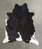 Black and White XX-Large Brazilian Cowhide Rug 8'4