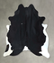 Black and White XX-Large Brazilian Cowhide Rug 8'5