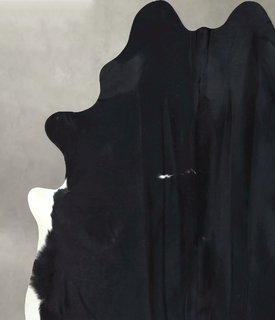 Black and White XX-Large Brazilian Cowhide Rug 8'5"H x 6'8"W #B20301 b