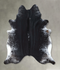 Salt and Pepper Black X-Large Brazilian Cowhide Rug 7'3