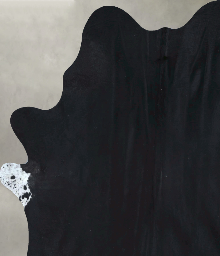 Black and White X-Large Brazilian Cowhide Rug 7'7"H x 6'0"W #B20313 by Hudson Hides