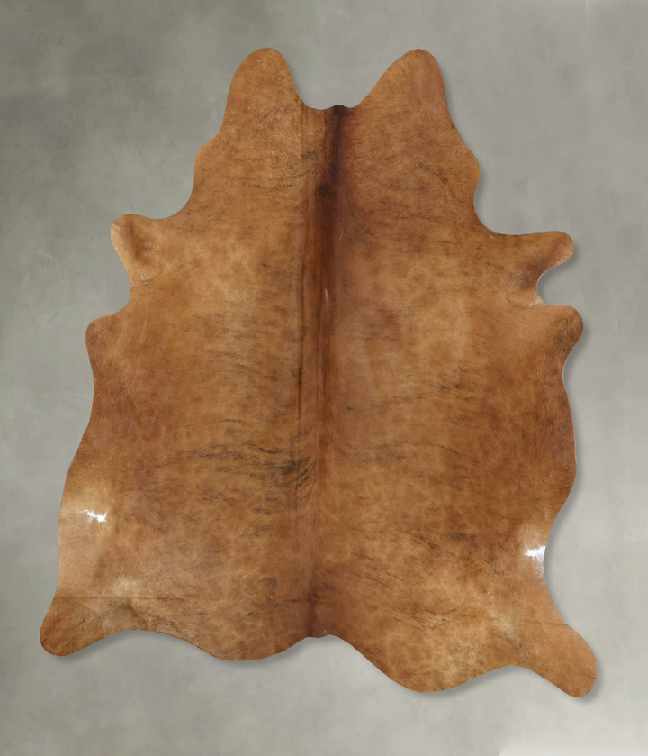 Medium Brindle X-Large Brazilian Cowhide Rug 7'3"H x 6'5"W #B20342 by Hudson Hides