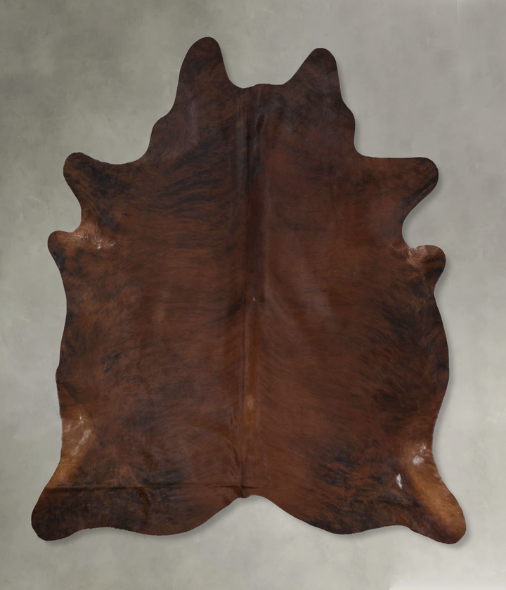 Medium Brindle XX-Large Brazilian Cowhide Rug 8'4"H x 6'10"W #B20343 by Hudson Hides