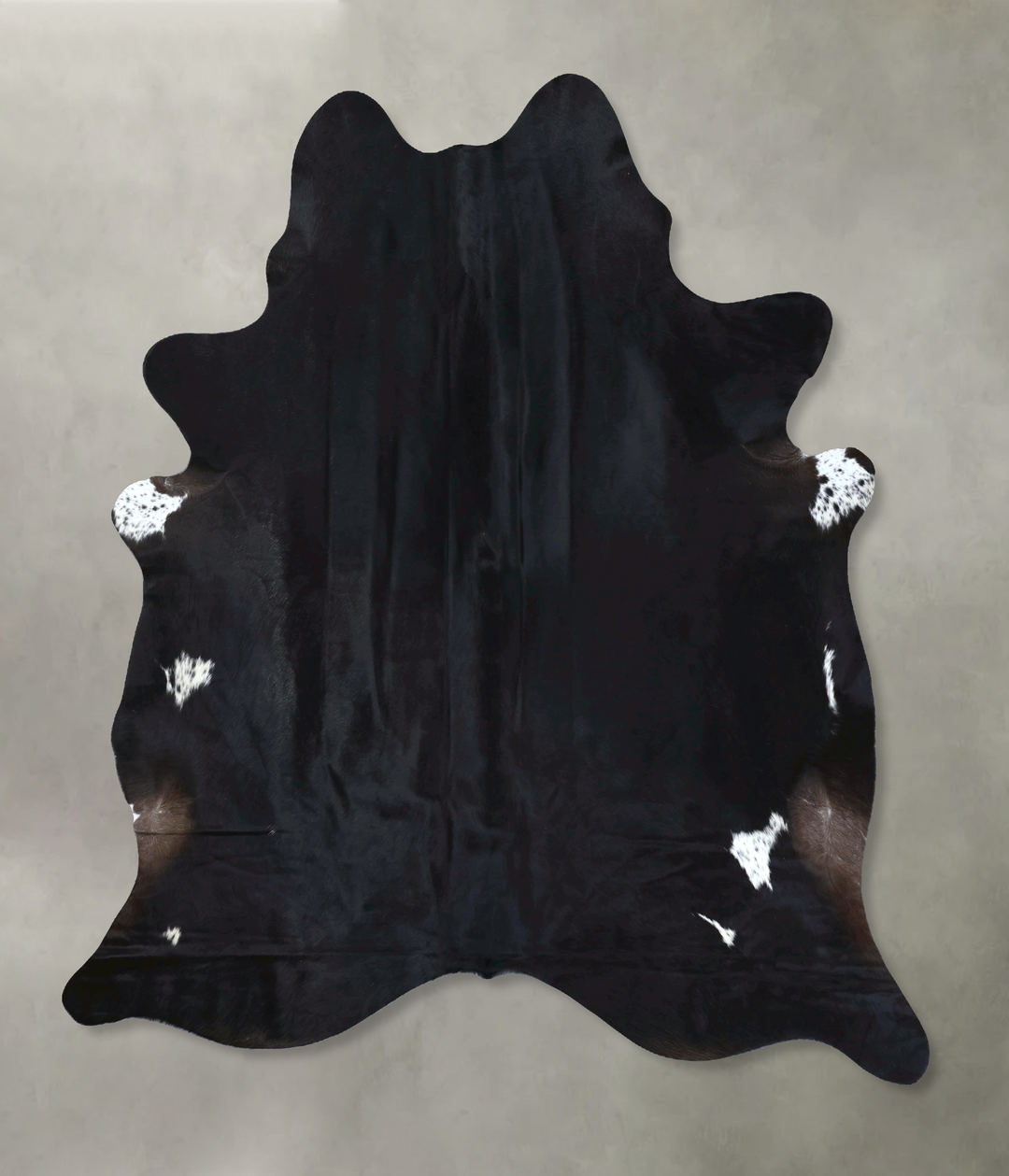 Black and White XX-Large Brazilian Cowhide Rug 8'1"H x 6'7"W #B20348 b