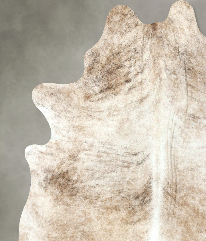 Light Brindle XX-Large Brazilian Cowhide Rug 7'11"H x 7'1"W #B20350 by Hudson Hides