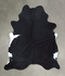 Black and White XX-Large Brazilian Cowhide Rug 8'0