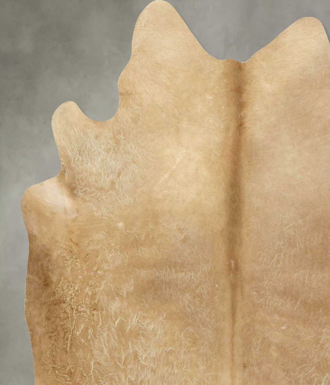 Beige XX-Large Brazilian Cowhide Rug 7'11"H x 7'7"W #B20401 by Hudson