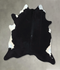 Black and White XX-Large Brazilian Cowhide Rug 8'1