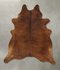 Medium Brindle XX-Large Brazilian Cowhide Rug 8'2