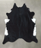Black and White XX-Large Brazilian Cowhide Rug 8'0