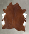 Brown and White Regular XX-Large Brazilian Cowhide Rug 8'4