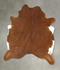 Solid Brown XX-Large Brazilian Cowhide Rug 7'11