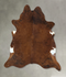 Medium Brindle XX-Large Brazilian Cowhide Rug 7'7