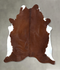 Brown and White Regular XX-Large Brazilian Cowhide Rug 8'3