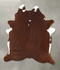 Brown and White Regular X-Large Brazilian Cowhide Rug 7'11