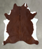 Brown and White Regular XX-Large Brazilian Cowhide Rug 7'8