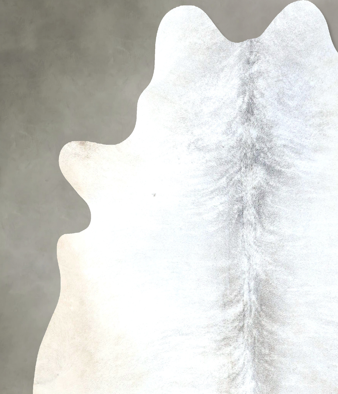 Grey Brindle XX-Large Brazilian Cowhide Rug 7'3"H x 6'11"W #B20832 by