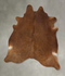 Solid Brown XX-Large Brazilian Cowhide Rug 8'1