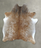 Salt and Pepper Brown X-Large Brazilian Cowhide Rug 7'0