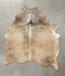 Light Brindle Large Brazilian Cowhide Rug 7'3