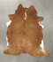 Brown and White Regular X-Large Brazilian Cowhide Rug 7'3