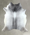 Medium Grey Large Brazilian Cowhide Rug 6'10