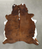 Tricolor Large Brazilian Cowhide Rug 6'11