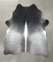 Medium Grey Large Brazilian Cowhide Rug 5'10