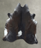 Salt and Pepper Brown Large Brazilian Cowhide Rug 6'7