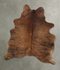 Medium Brindle Large Brazilian Cowhide Rug 6'5
