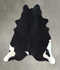 Black and White XX-Large Brazilian Cowhide Rug 7'6
