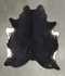 Black and White Large Brazilian Cowhide Rug 6'8