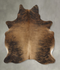 Medium Brindle Large Brazilian Cowhide Rug 7'2