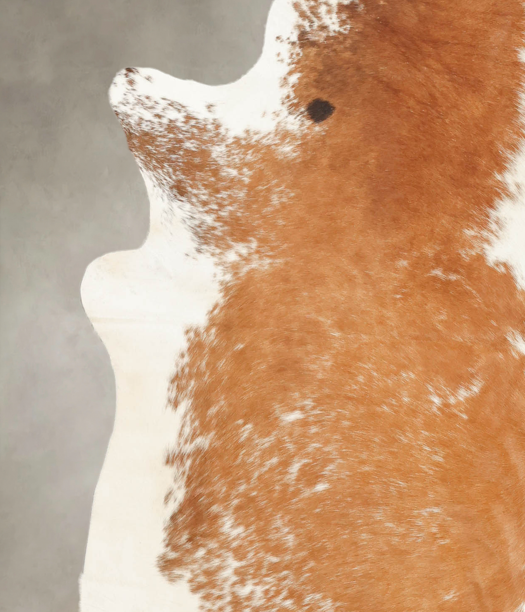 Beige and White X-Large Brazilian Cowhide Rug 7'6"H x 6'6"W #B2311 by